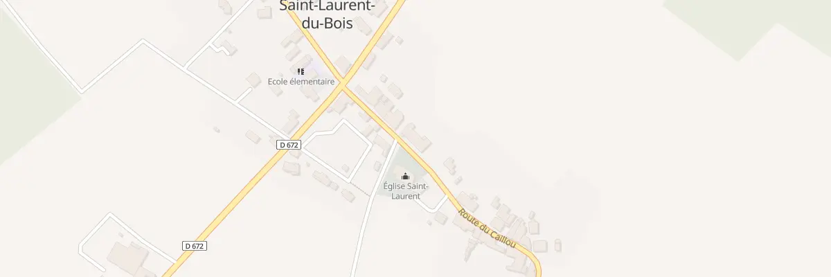 Plan du 28 Le Bourg à Saint-Laurent-du-Bois