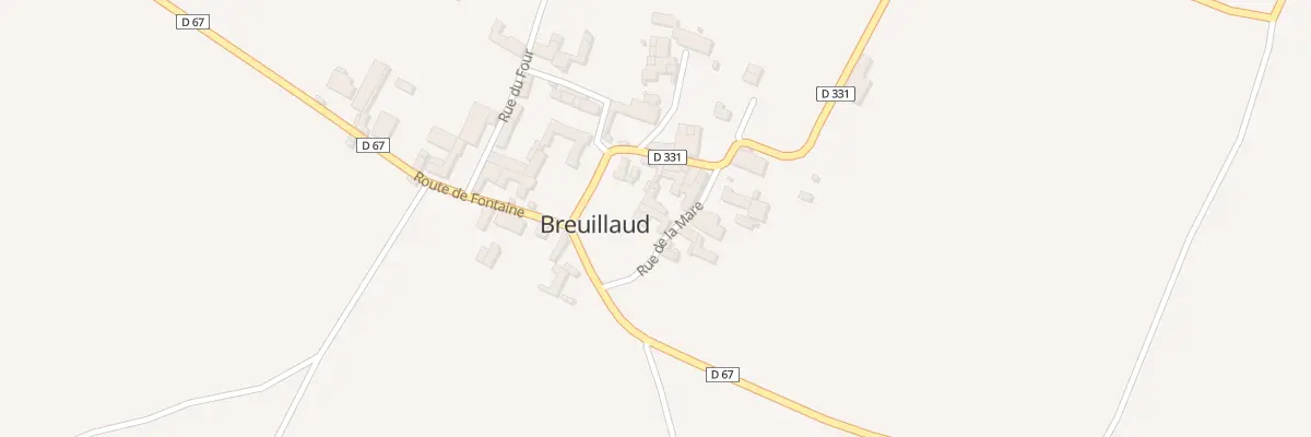 Plan du 5042 Breuillaud à Ranville-Breuillaud