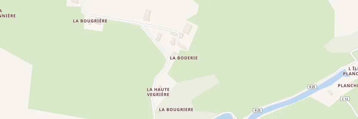 Plan du 5065 La Boderie à Chassillé