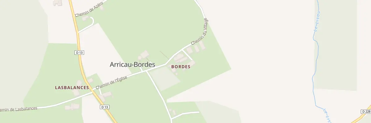 Plan du 376 Che du Village à Arricau-Bordes