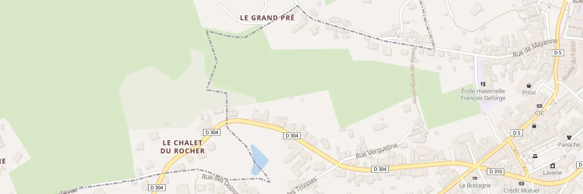 Plan du 50 Rue de Bretagne au Grez
