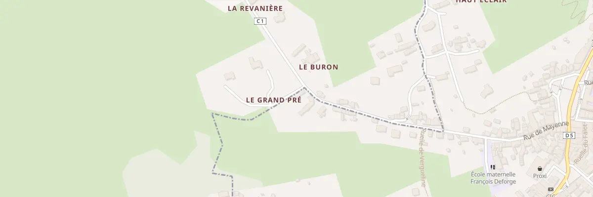 Plan du 75 Rue de Mayenne à Sillé-le-Guillaume