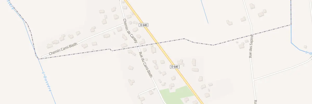 Plan du 2 Rue du Corps Franc Pommies à Barzun