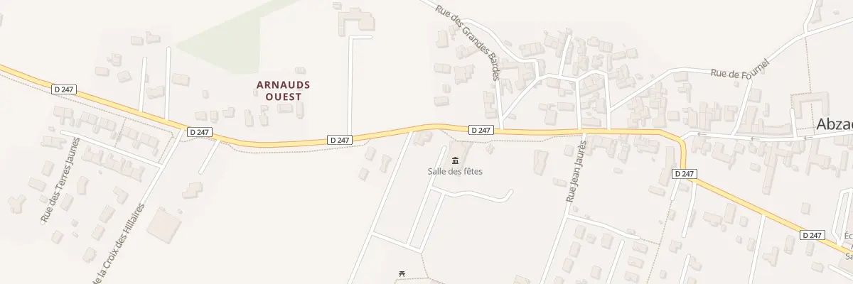 Plan du 65 Rue du Docteur Texier à Abzac