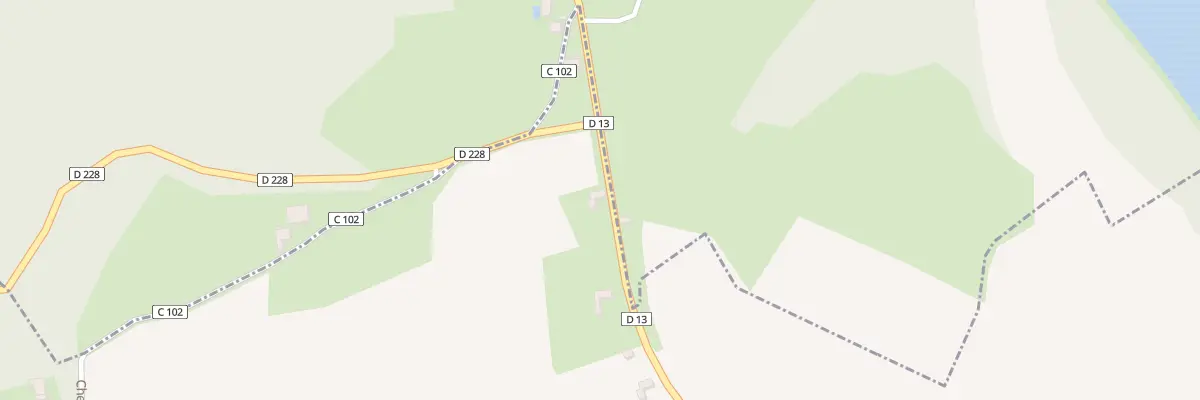 Plan du 25 Rte Departementale à Castillon (Canton de Lembeye)