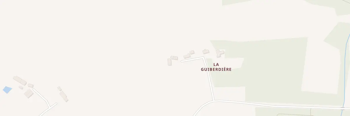 Plan du 6 La Guiberdière à Boulay-les-Ifs