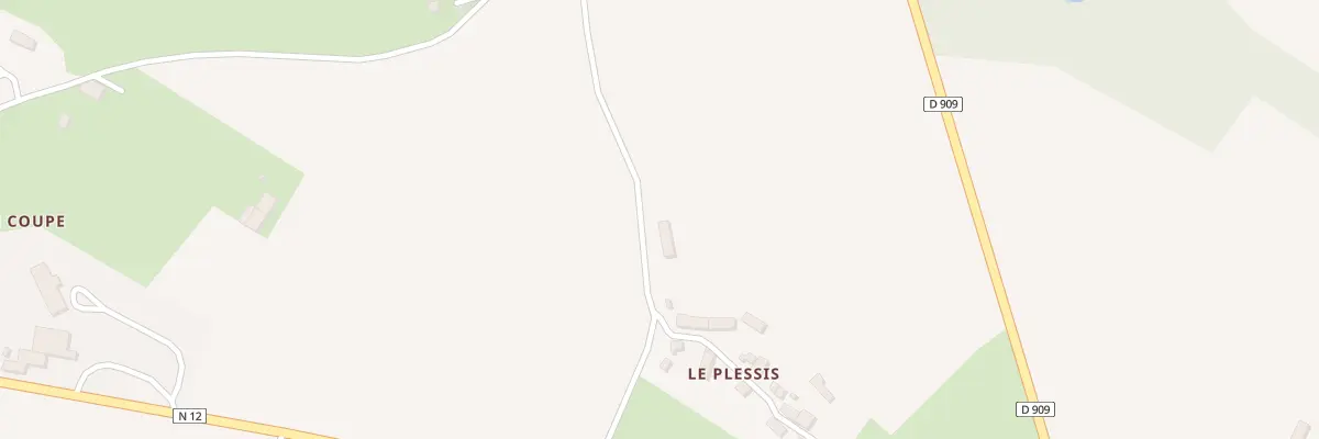 Plan du 1 Le Plessis à Lalacelle