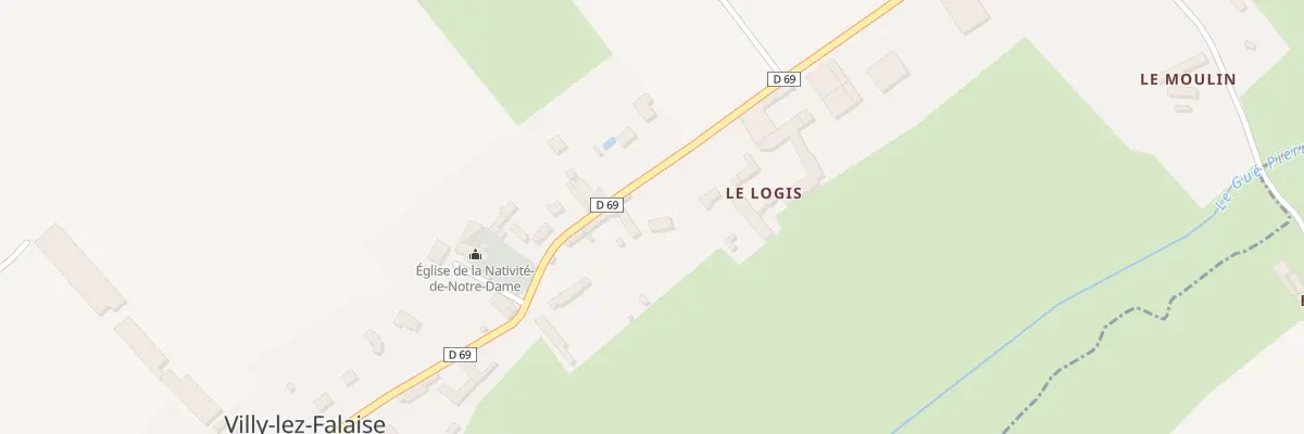 Plan du 18 Rte de Damblainville à Villy-lez-Falaise