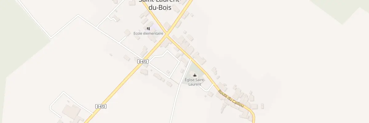 Plan du 19 Le Bourg à Saint-Laurent-du-Bois