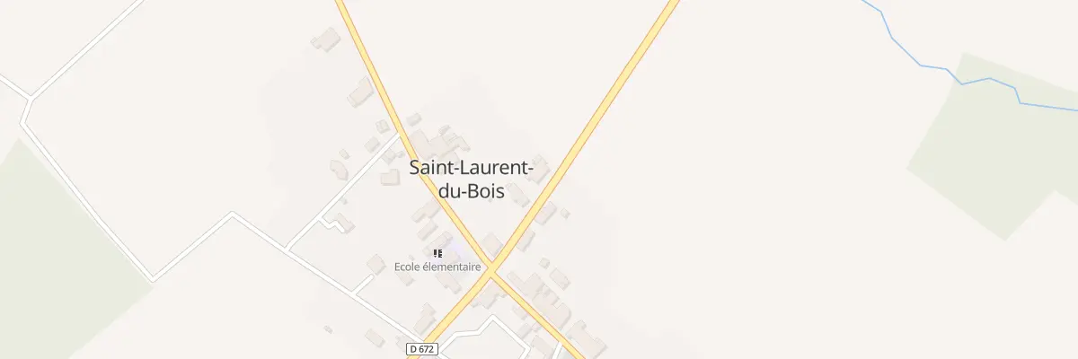 Plan du 54 Le Bourg à Saint-Laurent-du-Bois