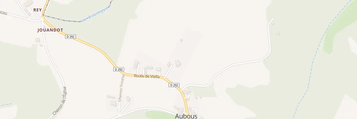 Plan du 144 Rte de Viella à Aubous