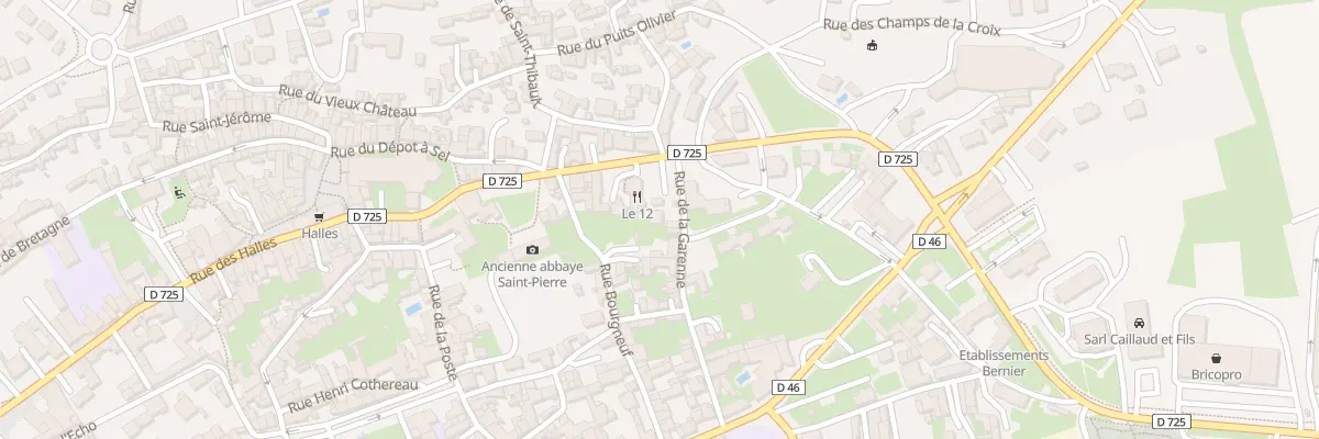 Plan du 2 Rue de la Garenne à Airvault