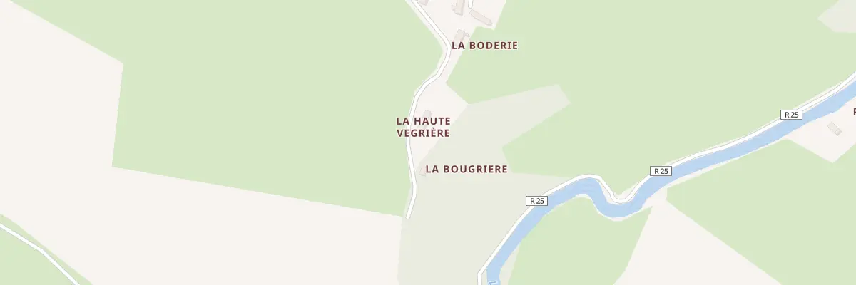 Plan du 1 La Haute Vegriere à Chassillé