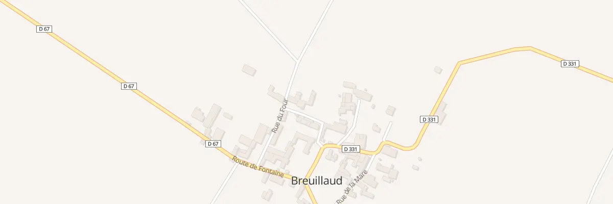 Plan du 2 Rue du Marronnier à Ranville-Breuillaud