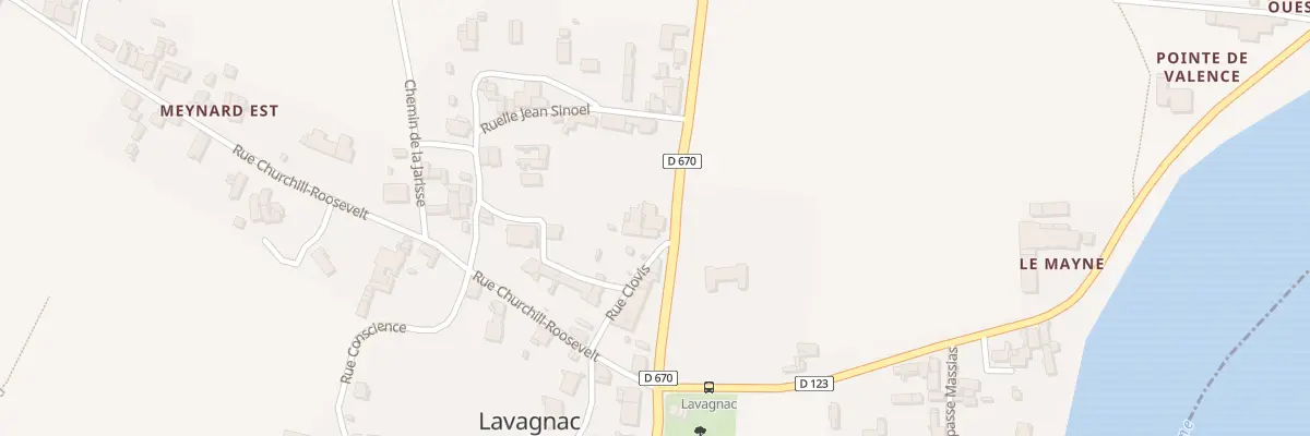 Plan du 465 Lavagnac-Nord à Sainte-Terre