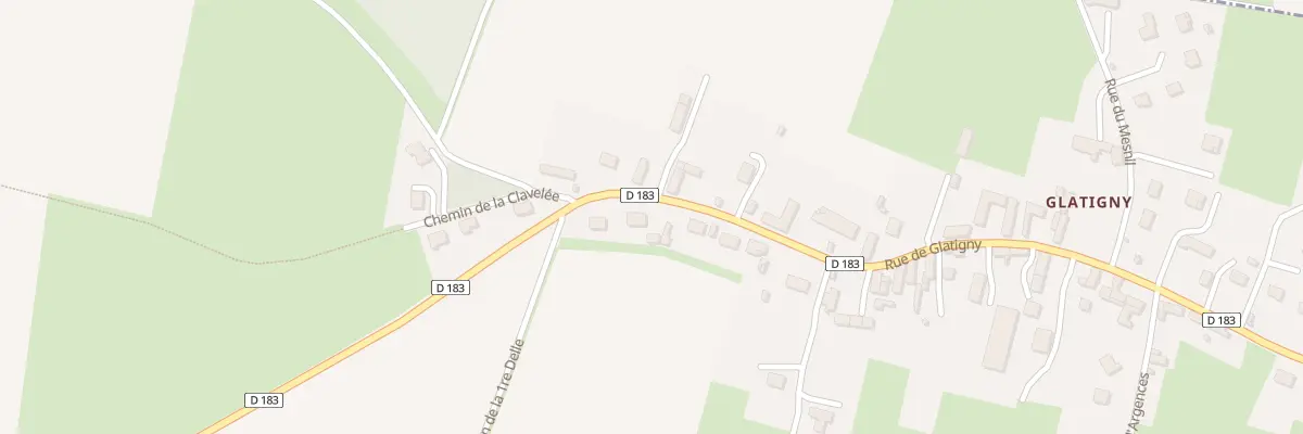 Plan du 45 Rue de Glatigny à Condé-sur-Ifs