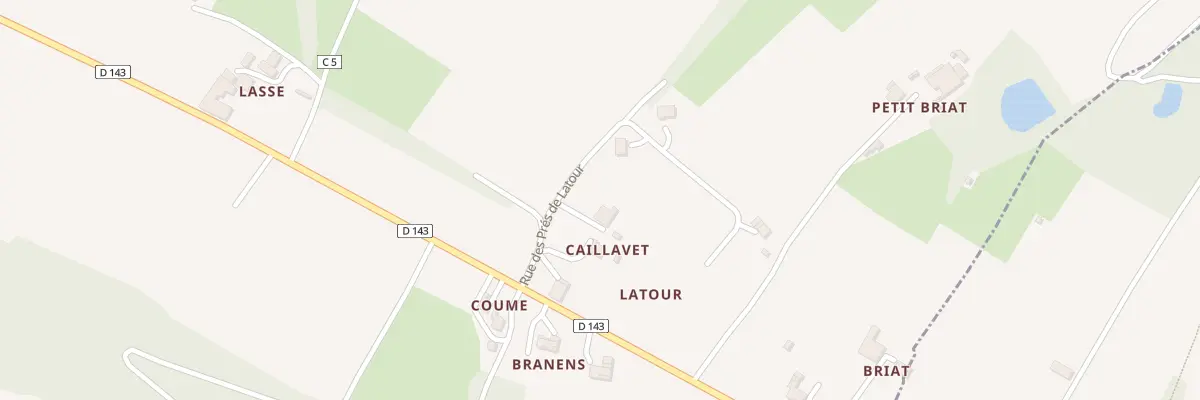 Plan du 5133 Latour à Monlezun-d’Armagnac