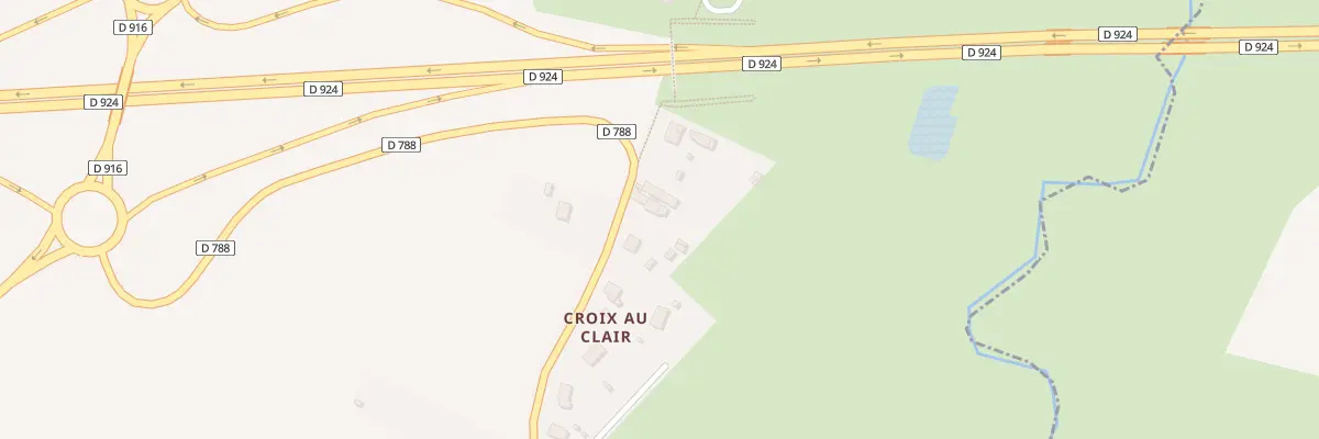 Plan du 740 Rte de la Croix au Clair à Sevrai