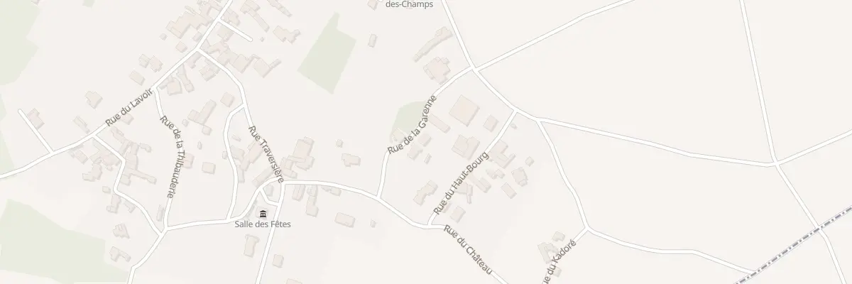 Plan du 1 Rue de la Garenne au Chillou