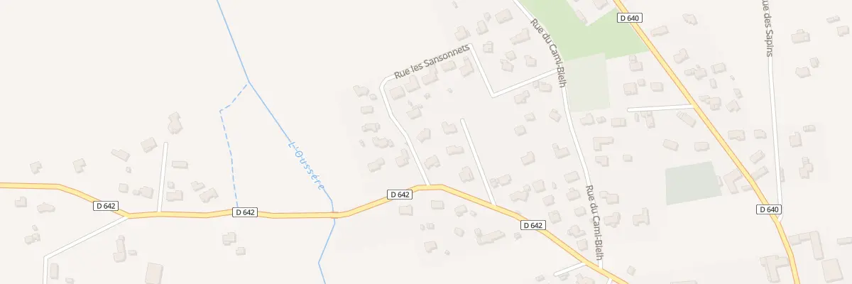 Plan du 2 Rue les Sansonnets à Barzun