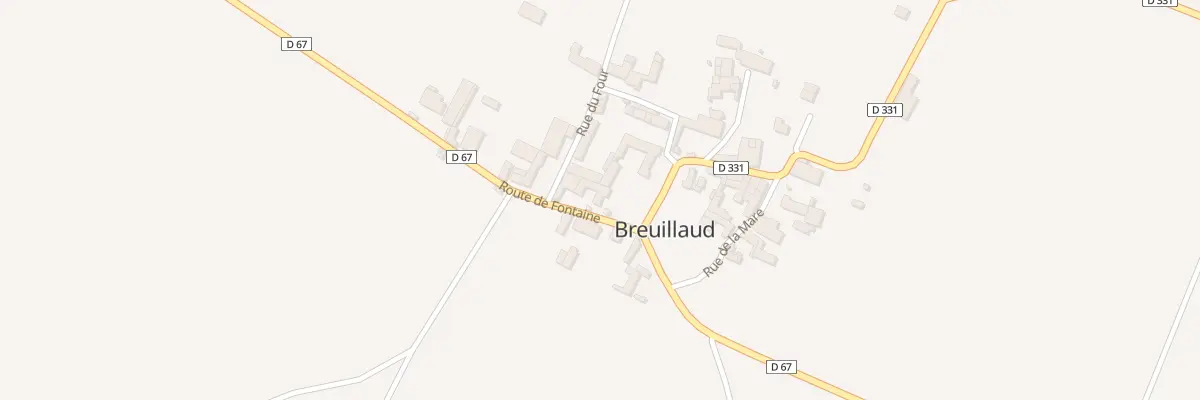 Plan du 2 Rte de Fontaine à Ranville-Breuillaud