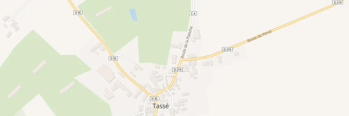 Plan du 15 Rue de la Forge à Tassé