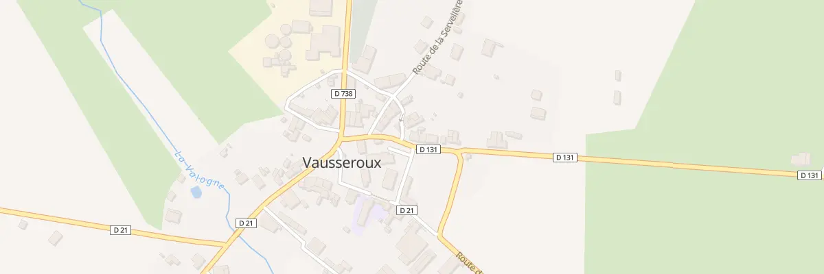 Plan du 9 Rte de Vasles à Vausseroux