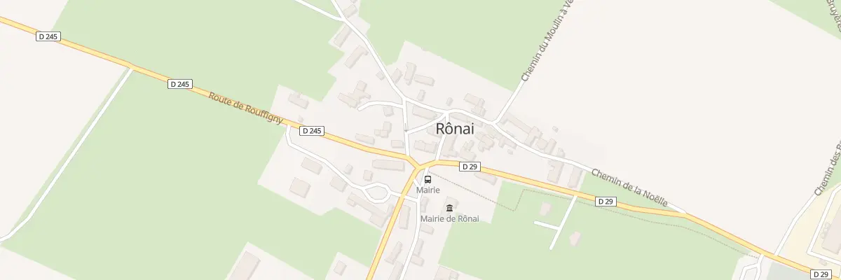 Plan du 4 Rue du Colombier à Rônai