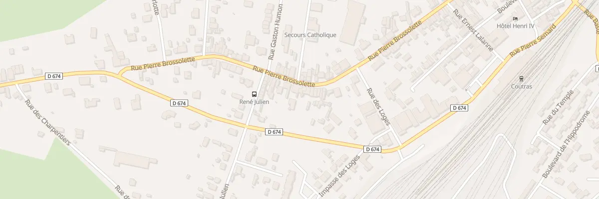 Plan du 82 Rue Pierre Brossolette à Coutras
