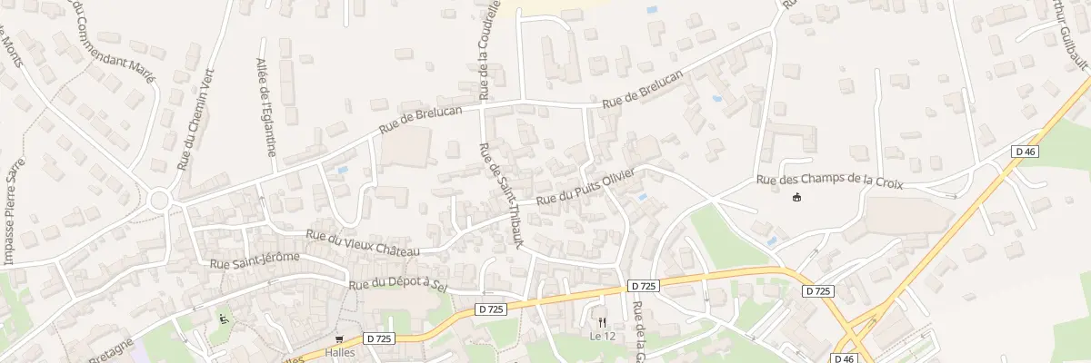 Plan du 5 Rue du Puits Olivier à Airvault