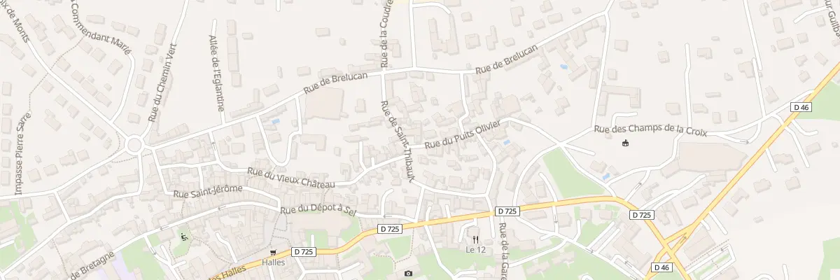 Plan du 3 Rue du Puits Olivier à Airvault