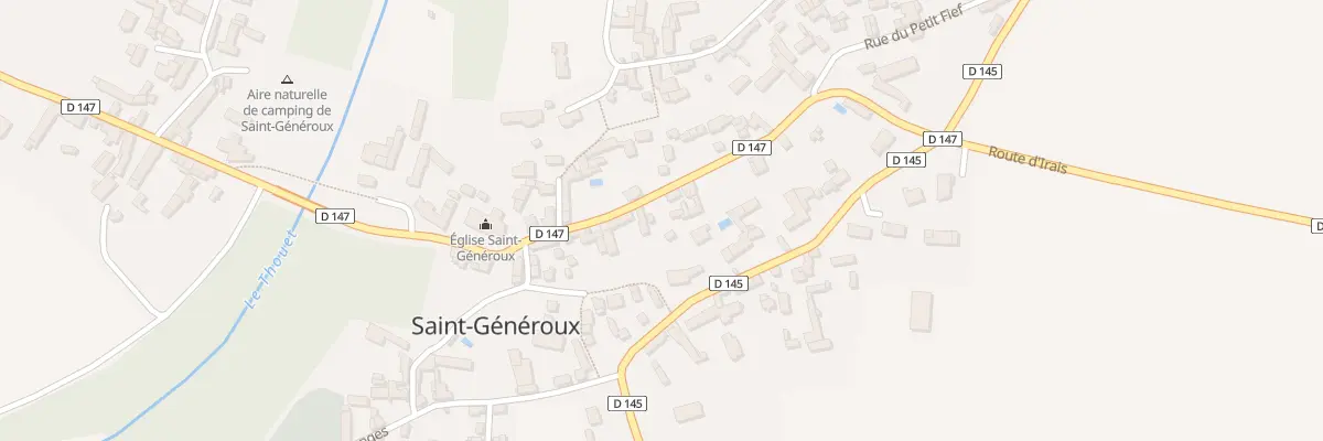Plan du 10 Rue de l’Eglise à Saint-Généroux