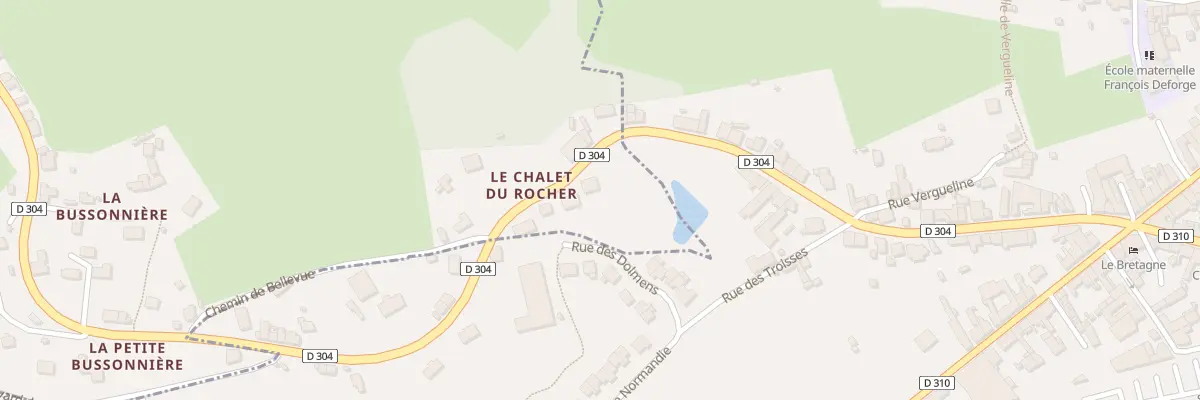 Plan du 8 Le Chalet du Rocher au Grez