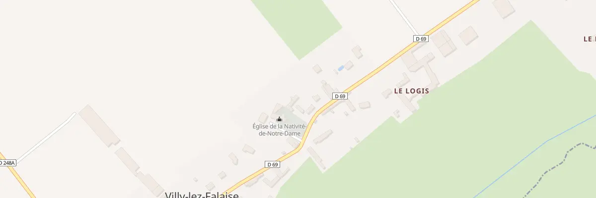 Plan du 21 Rte de Damblainville à Villy-lez-Falaise