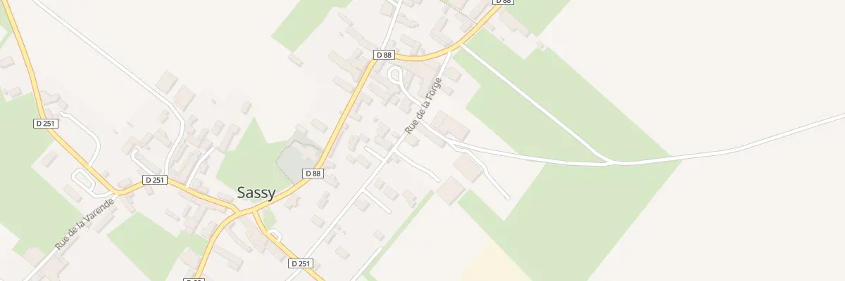 Plan du 10 Rue de la Forge à Sassy