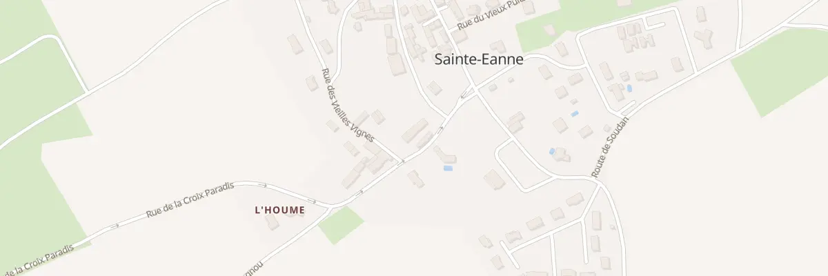 Plan du 2 Rue de la Croix Paradis à Sainte-Eanne