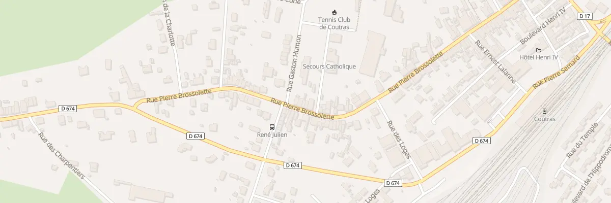 Plan du 119 Rue Pierre Brossolette à Coutras