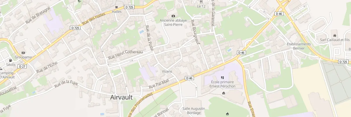 Plan du 1 Rue Javel à Airvault