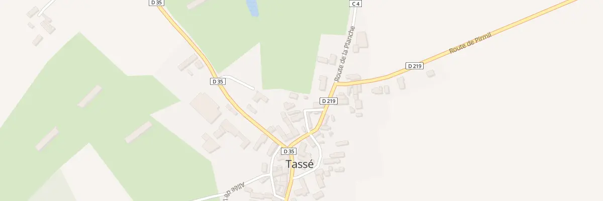 Plan du 11 Rue de la Forge à Tassé