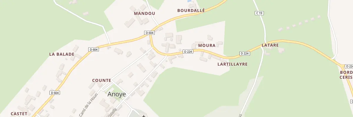Plan du 2 Rue de Malte Caubin à Anoye