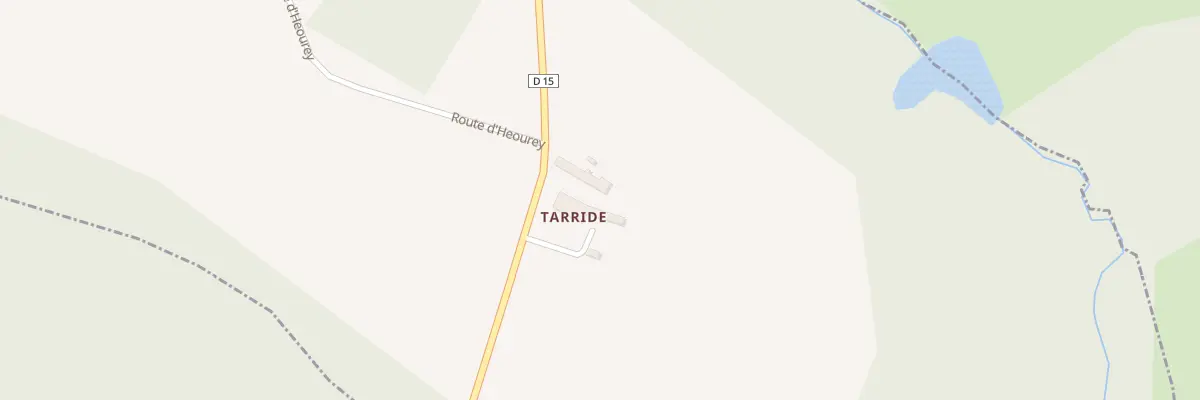 Plan du 1 Tarride à Brannens