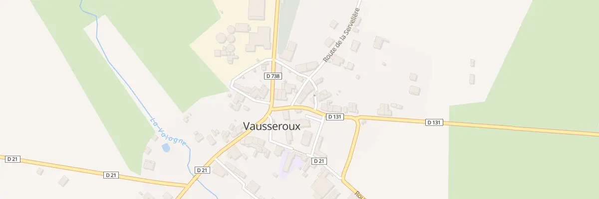Plan du 7 Rte de Vasles à Vausseroux