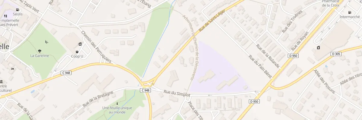 Plan du 3B Rue de Saint-léger à Melle