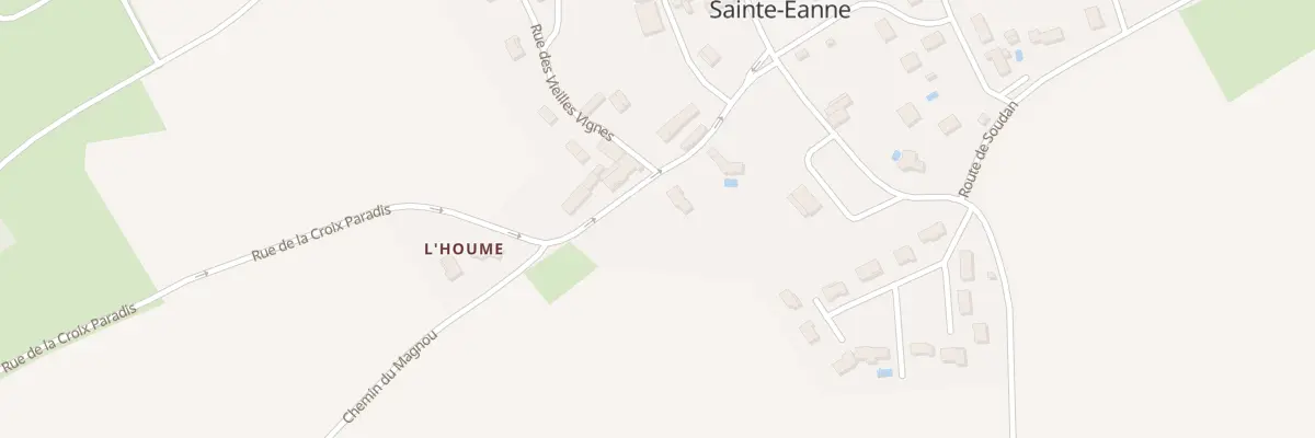 Plan du 5 Rue de la Croix Paradis à Sainte-Eanne