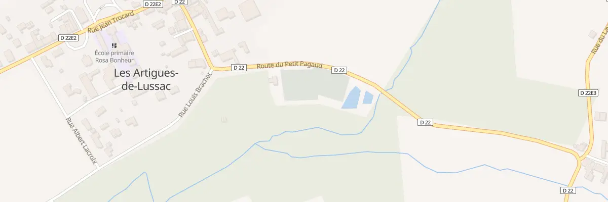 Plan du 246 Rte de Petit Pagaud aux Artigues-de-Lussac