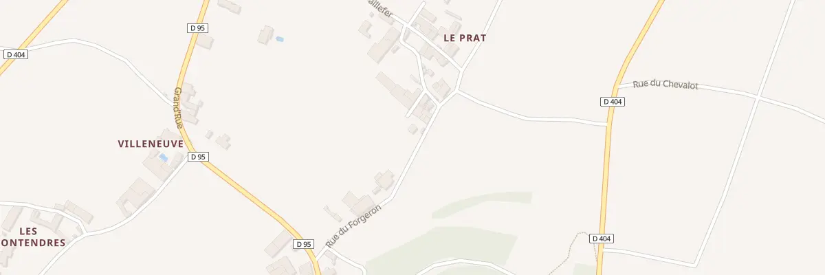 Plan du 5069 Le Prat à Bouteville