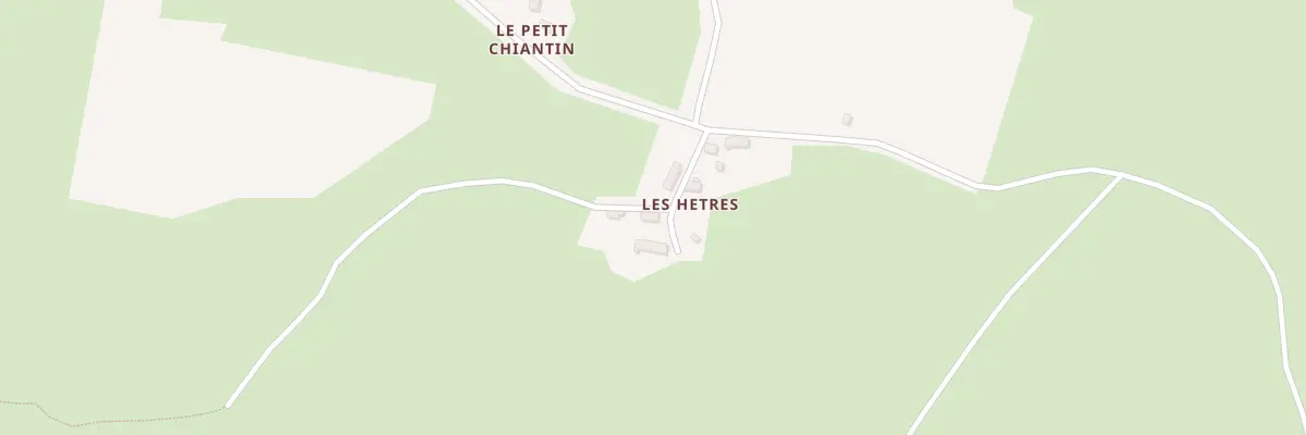 Plan du 5201 Les Hetres à Saint-Paul-le-Gaultier