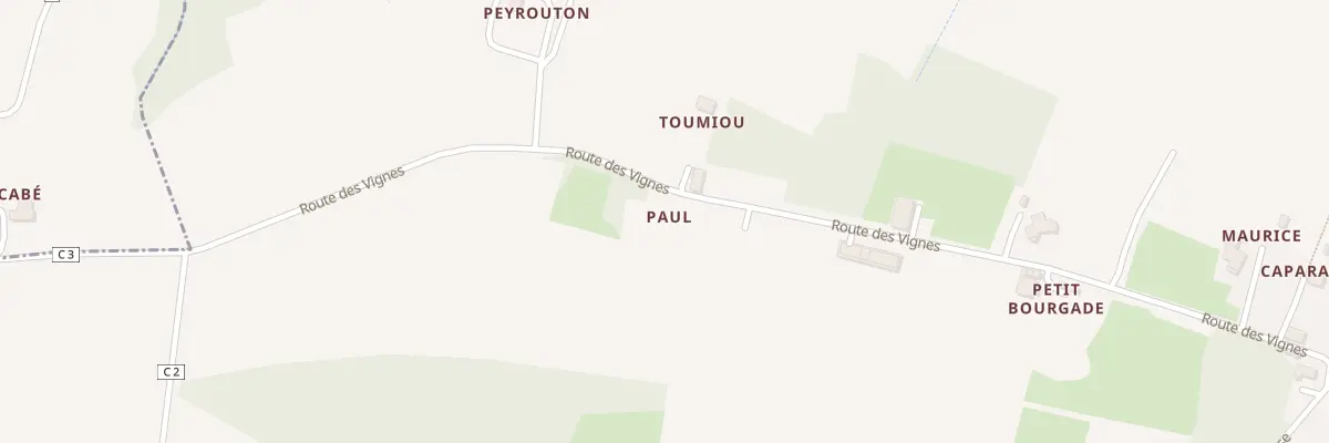 Plan du 10 Rte des Vignes à Perchède