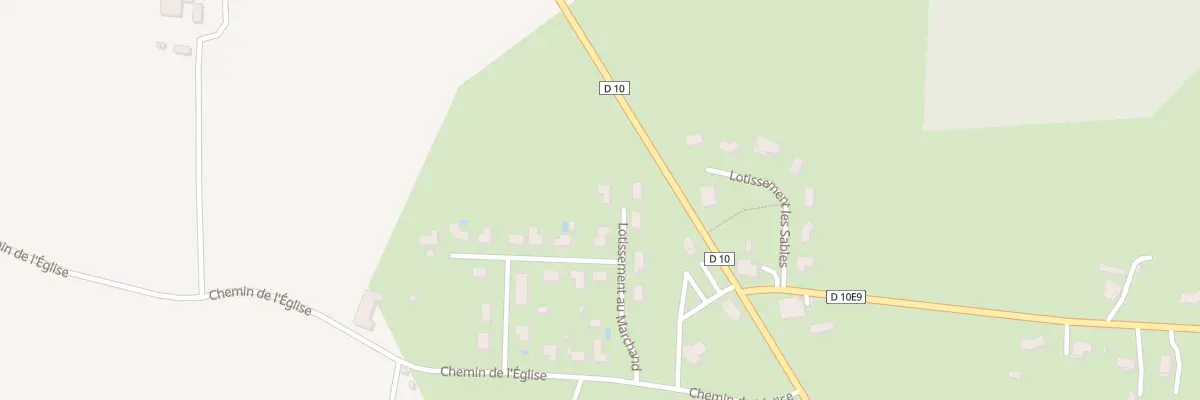 Plan du 7 Au Marchand à Berthez