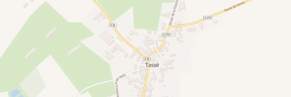 Plan du 1 Rue de la Forge à Tassé